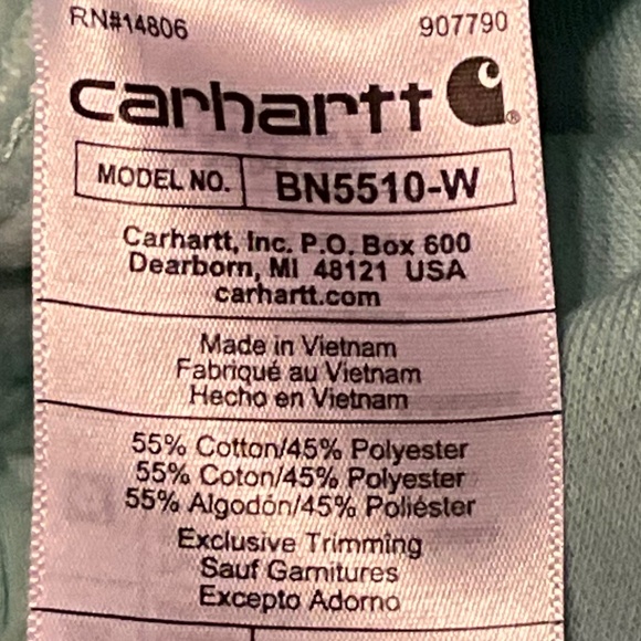 Carhart Relaxed fit Jogger Sweat Pants Womens size Small - Picture 2 of 11